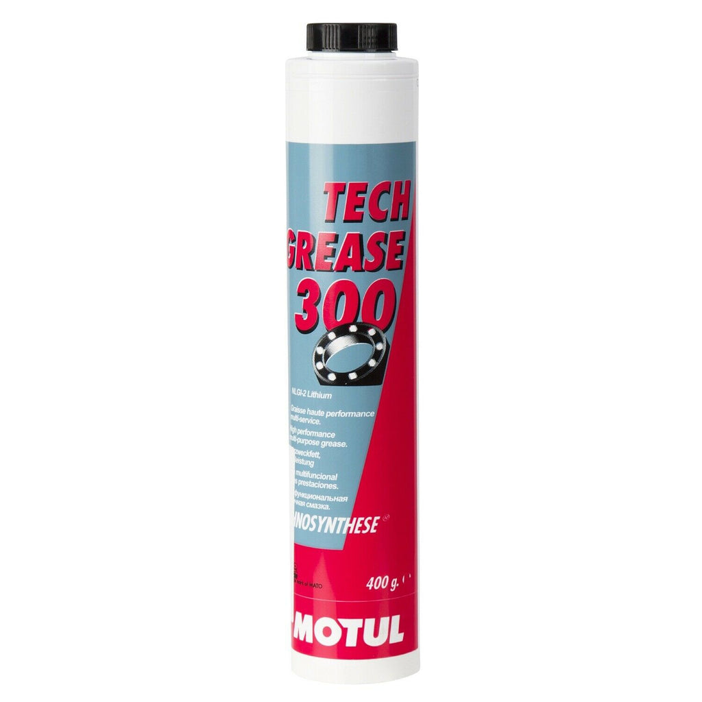 MOTUL TECH GREASE 300 (Hi-Perf.-Lithium based) - (400g/14oz) for french grease gun only - 2to4wheels